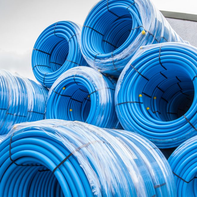 BLUE MDPE Pipe