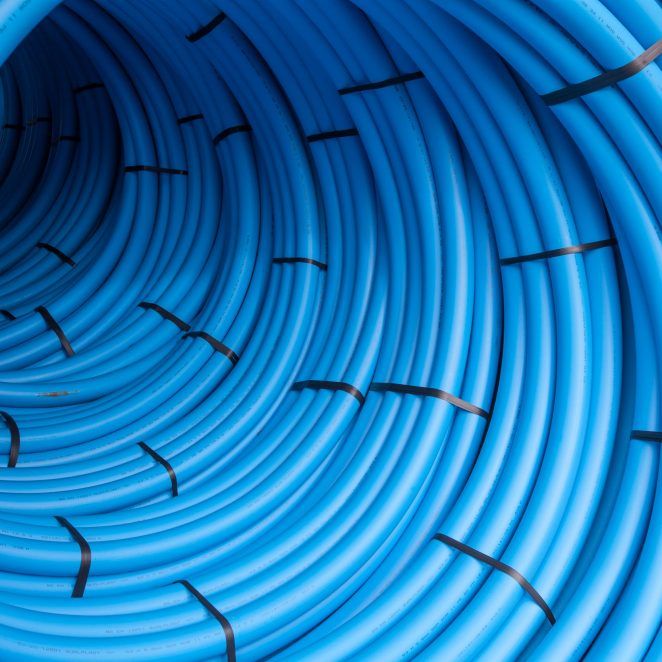 BLUE MDPE Pipe