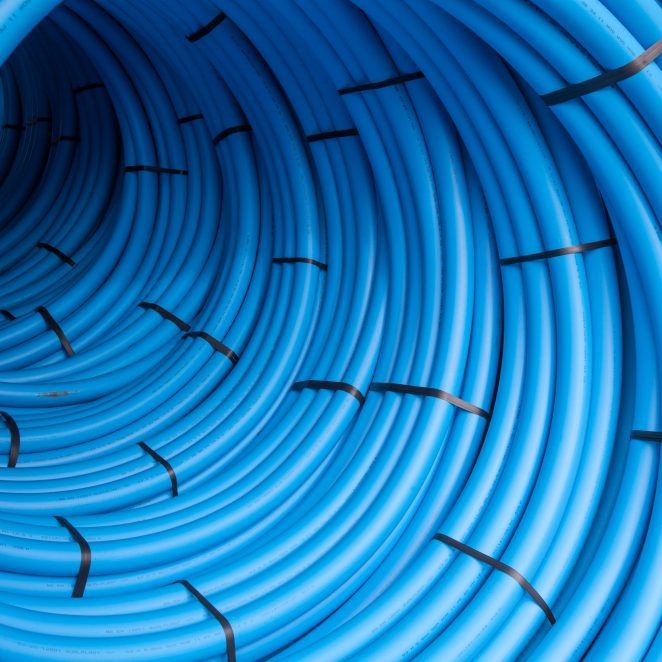 BLUE MDPE Pipe