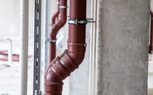 Pipelife soil pipe, Wienerberger Haus